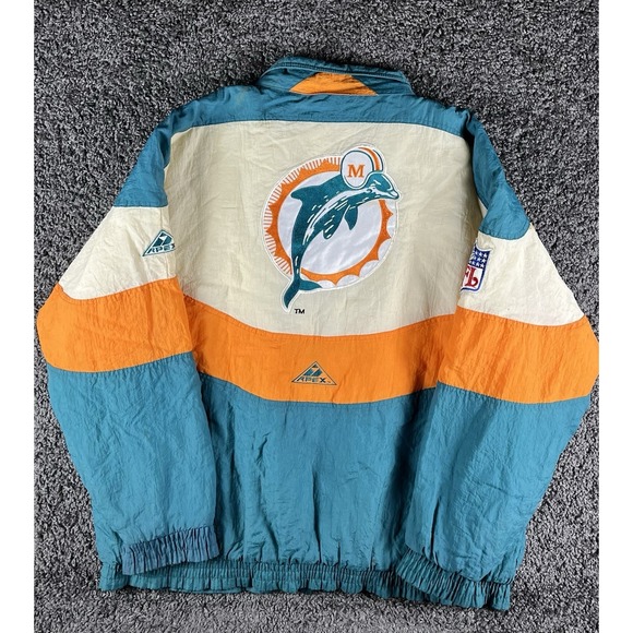 Apex One Other - NFL Authentic Proline By Apex One Miami Dolphins Nylon Jacket Size XL Full Zip